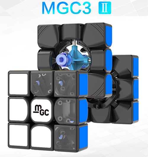 YongJun MGC V2 Magnetic 3x3x3 Speed Cube Black